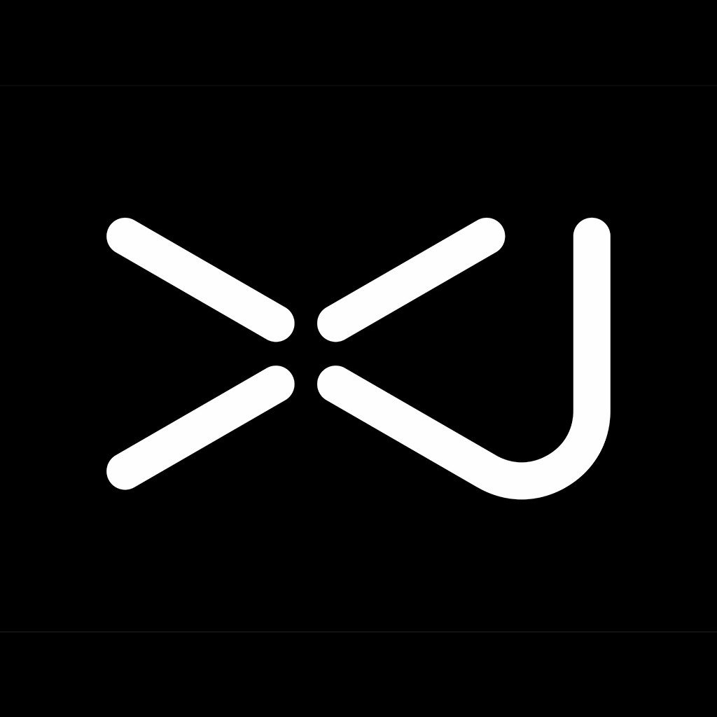 简约线条交叉logo设计