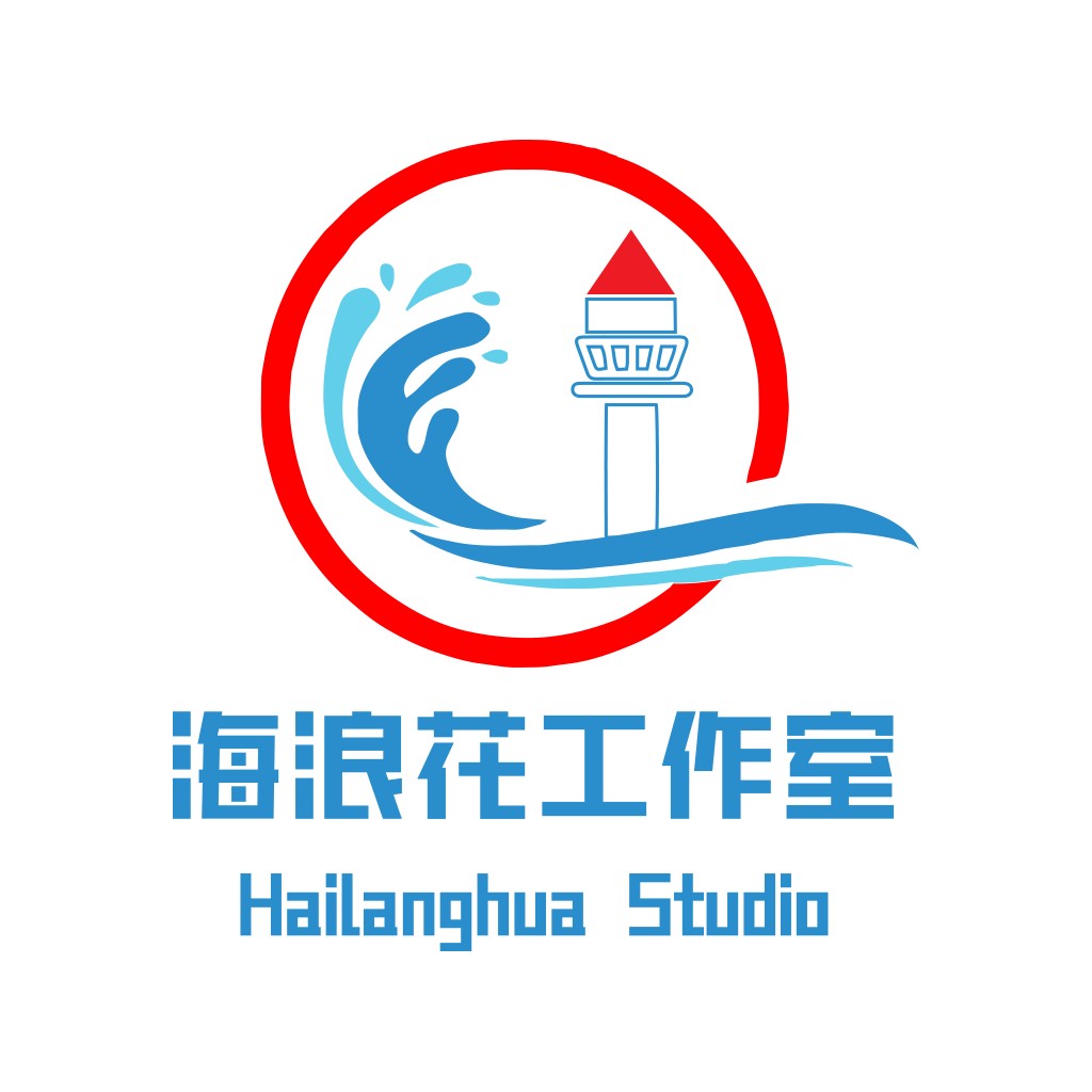 海浪花工作室logo设计