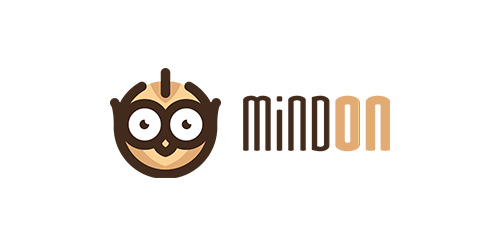 Mindon Logo设计：简约卡通风格