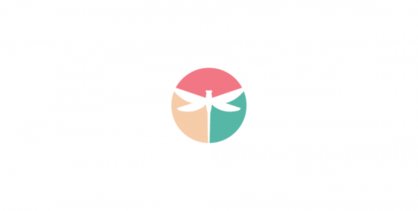简约蜻蜓logo设计:清新自然风格
