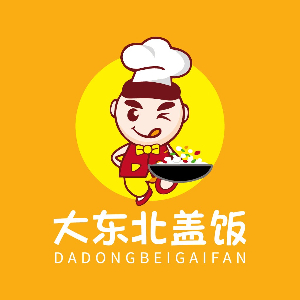 创意卡通厨师logo设计