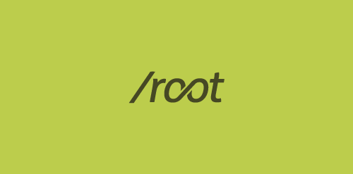 简洁现代风格的/root logo设计