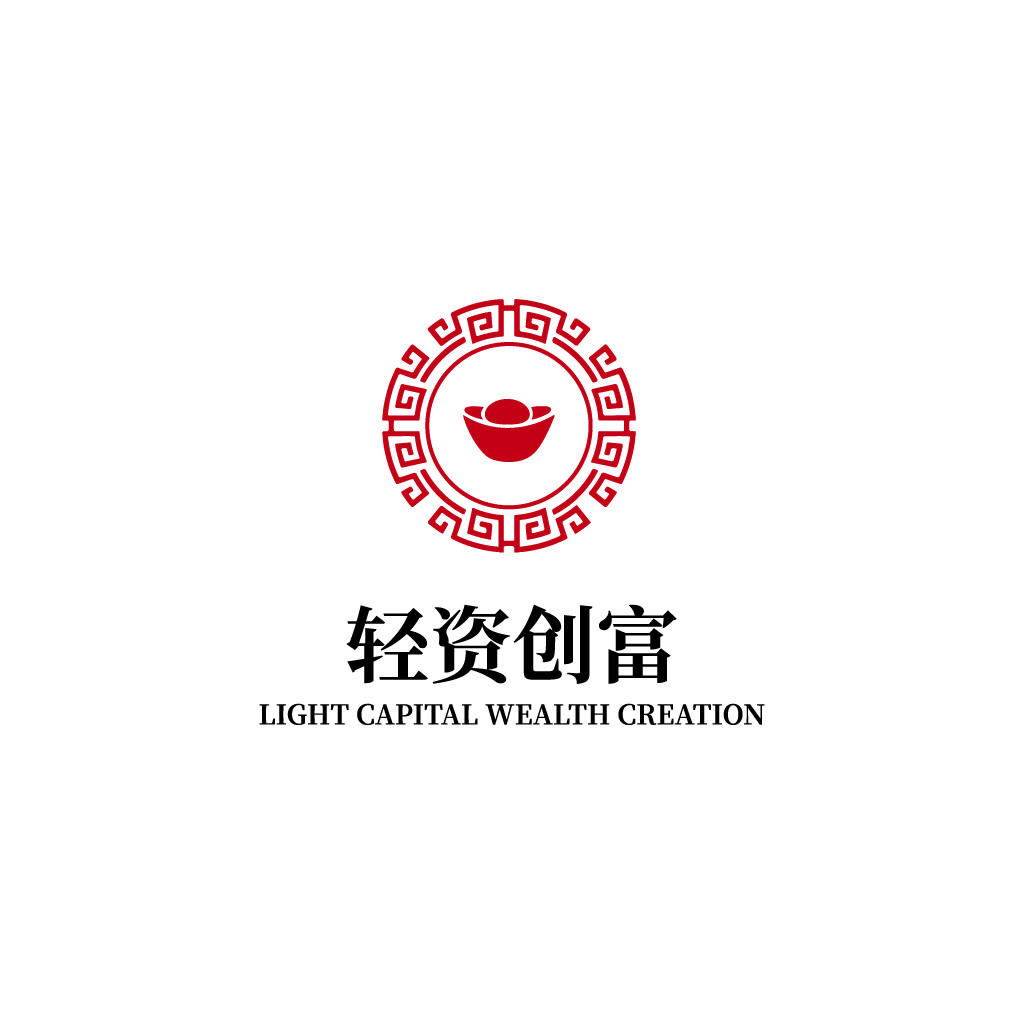 中国风财富创造logo设计