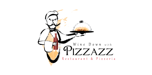 Pizzazz Logo Design - 餐饮品牌标识