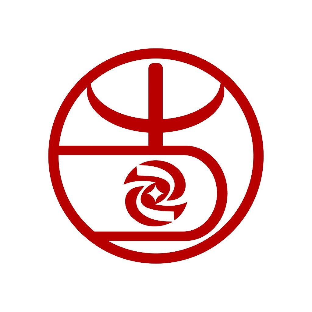红色简洁圆圈logo设计