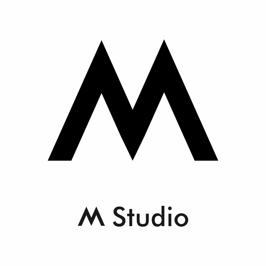 简约现代M字母Logo设计