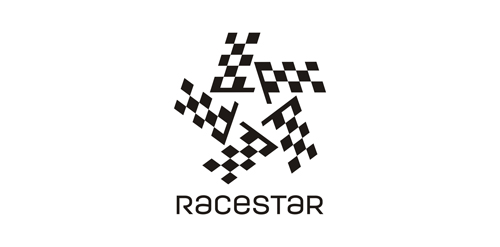 赛车星logo设计:简洁动感的赛车文化标志