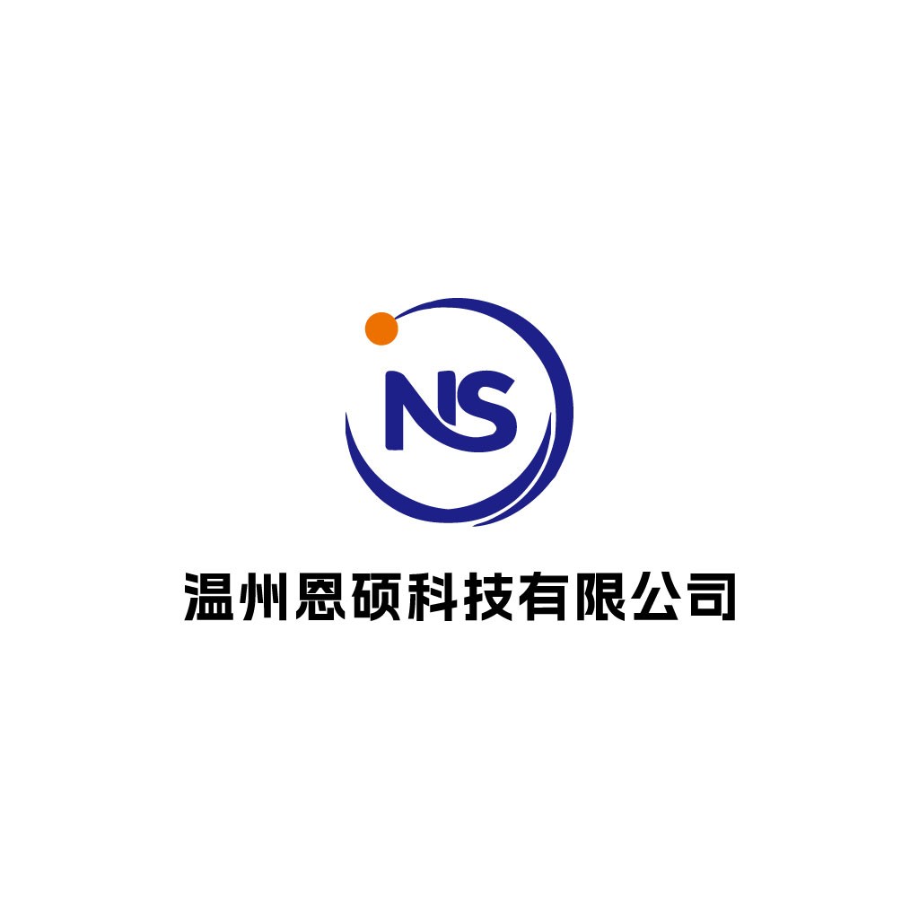 现代简洁NS字母logo设计