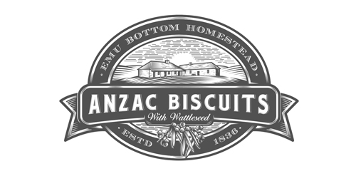 Emu Bottom Homestead Anzac Biscuits Logo Design