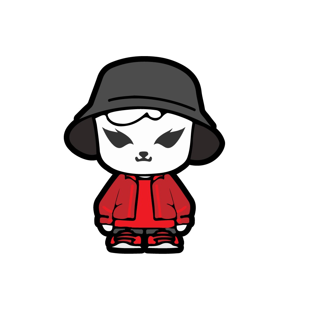 酷炫卡通人物logo设计