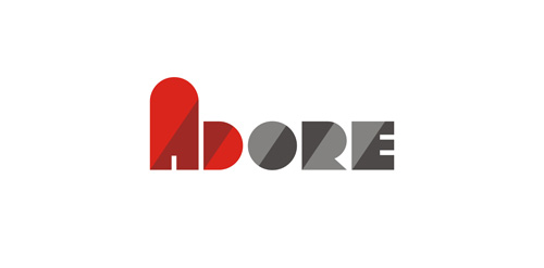 简约现代风格的Adore logo设计