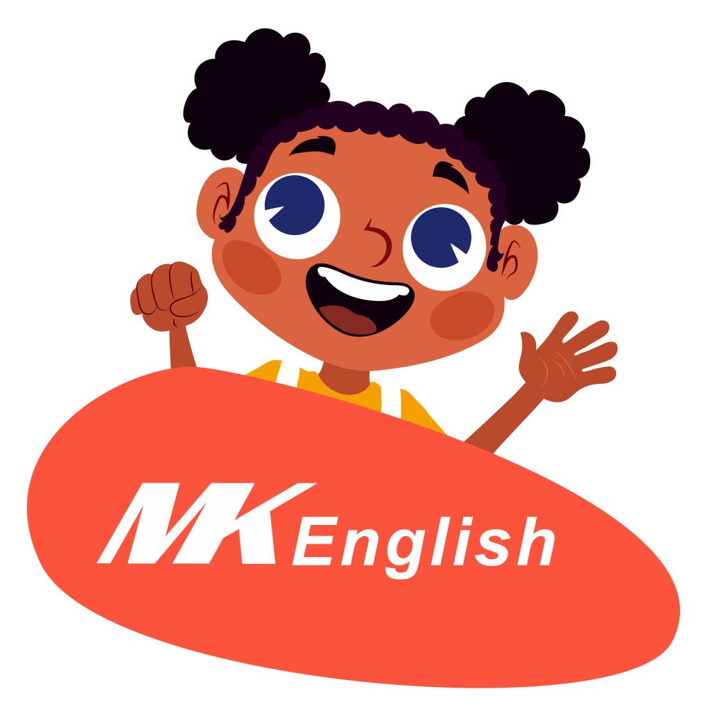 卡通人物形象英语教育logo设计