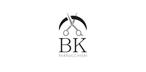 BK理发店logo设计
