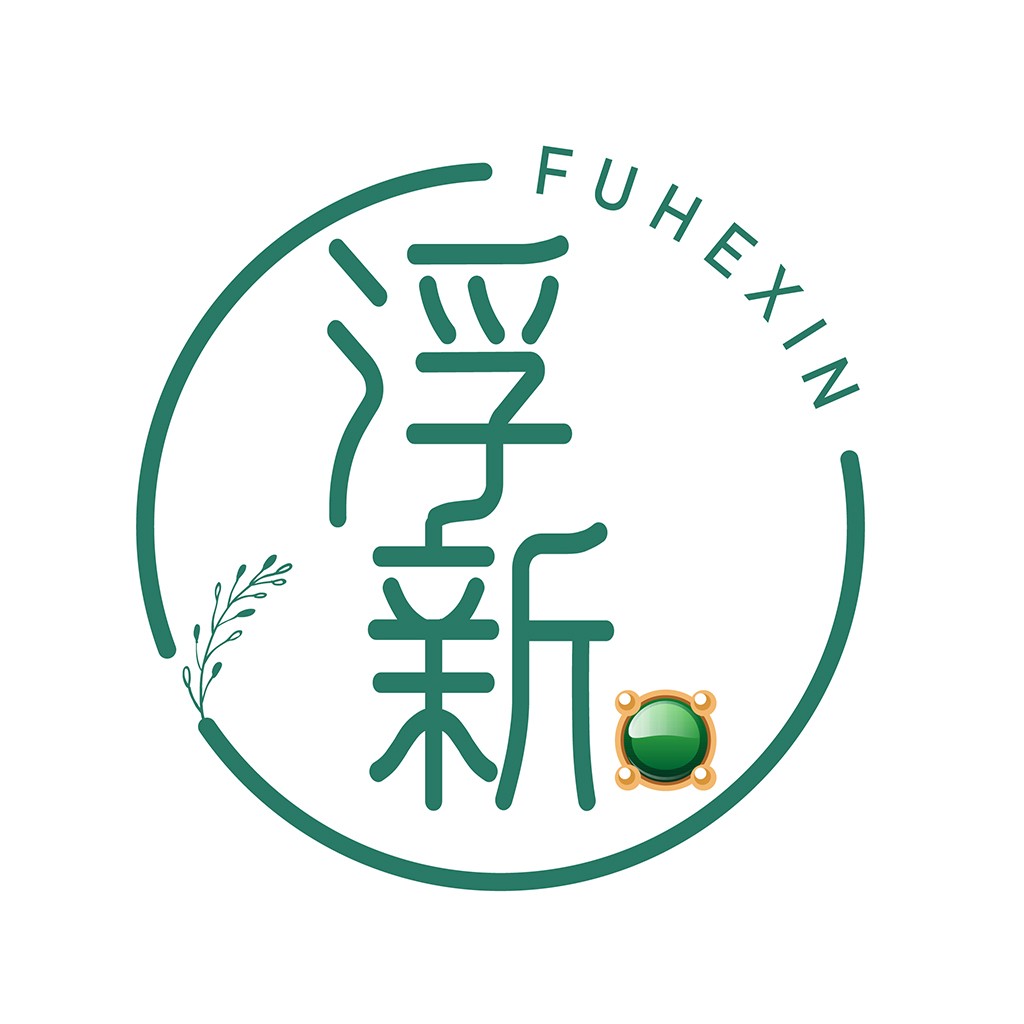 简约绿色圆形logo设计