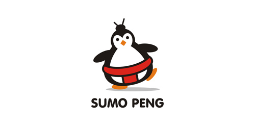 Sumo Peng Logo Design