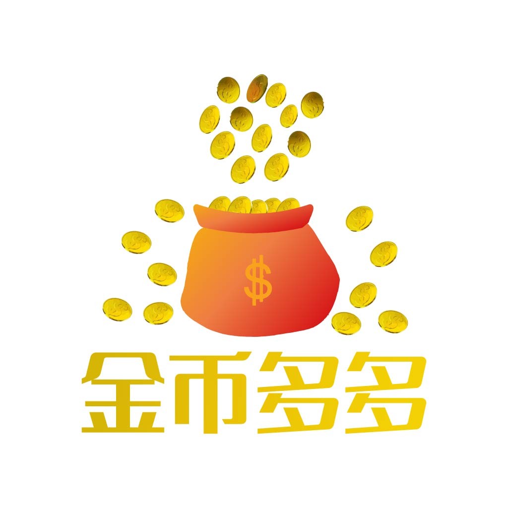 财富袋：金融投资logo设计