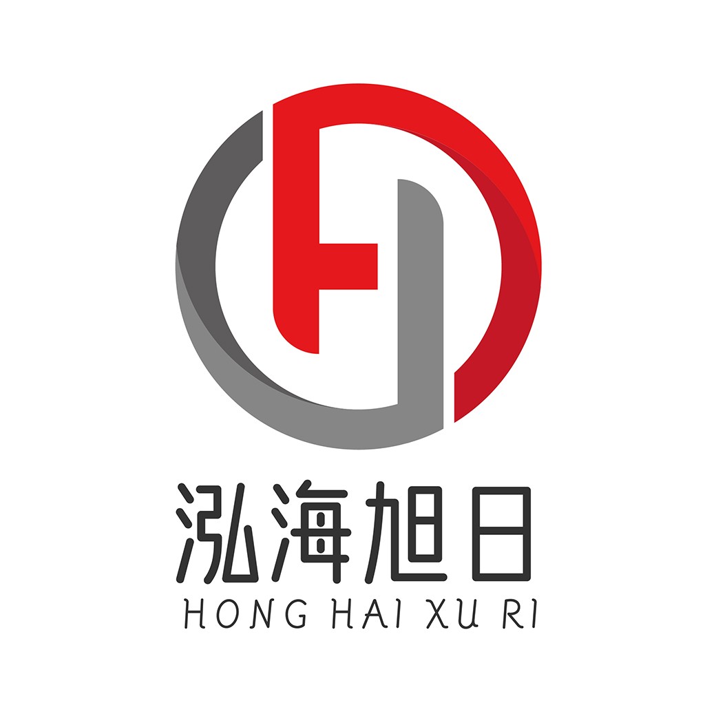 现代简约风格的HONG HAI HAI XU RI RI logo设计