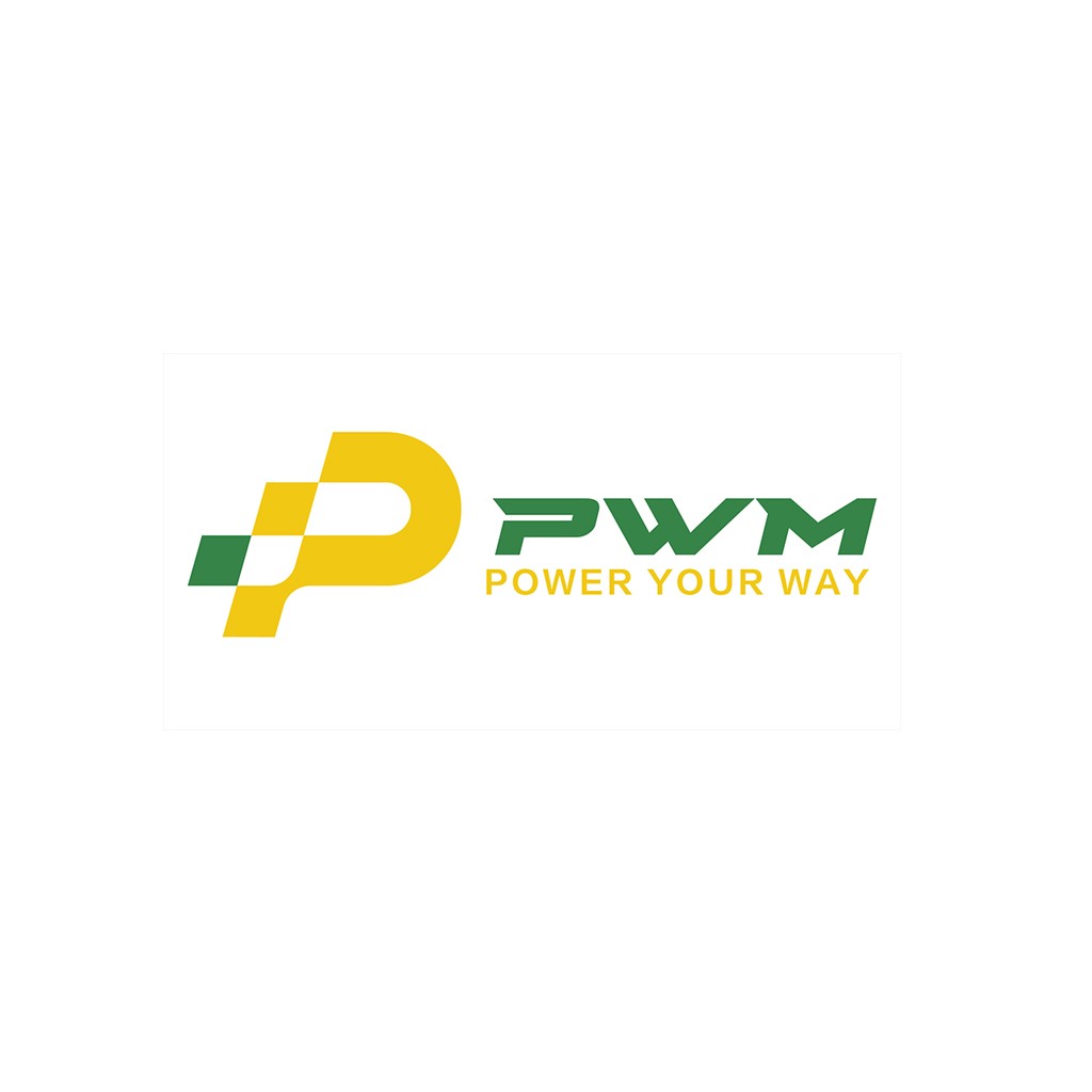 PWM logo设计:现代简洁标识