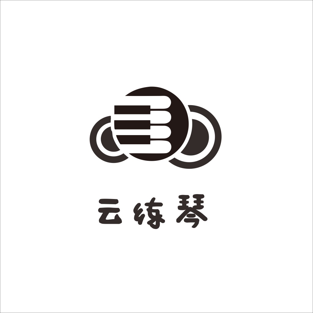 云练琴琴logo设计