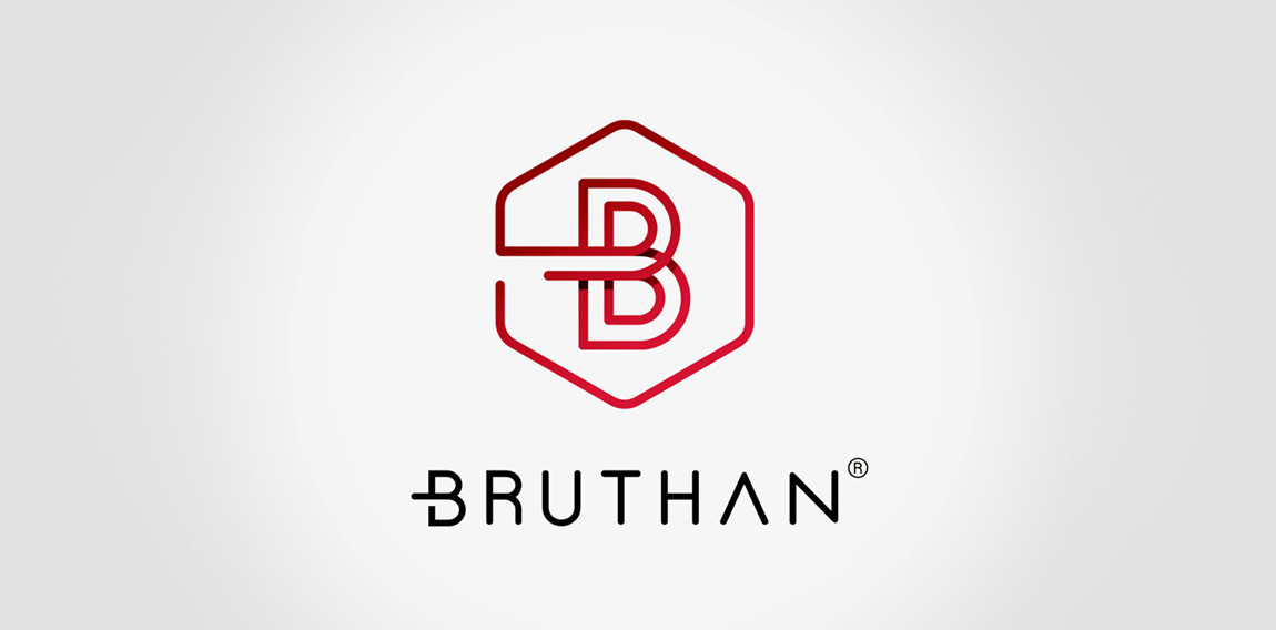 简约现代的字母B标志设计