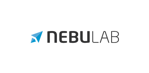 NEBULAB logo设计:简洁科技风格