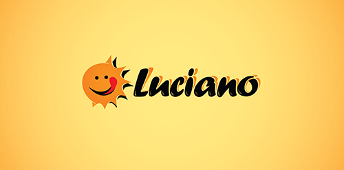 Luciano logo设计:阳光微笑品牌标识