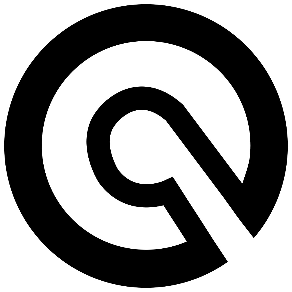 简洁现代的Q形标志设计