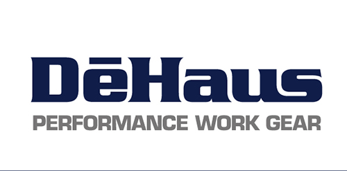 DeHaus logo设计:高性能工作装备标识