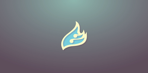 简约水滴logo设计