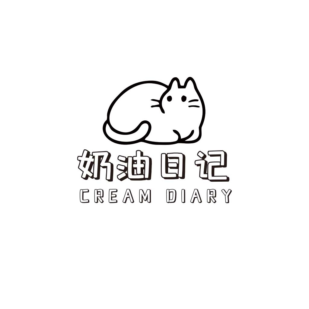 猫咪日记logo设计