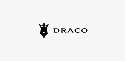 简约优雅的DRACO品牌logo设计