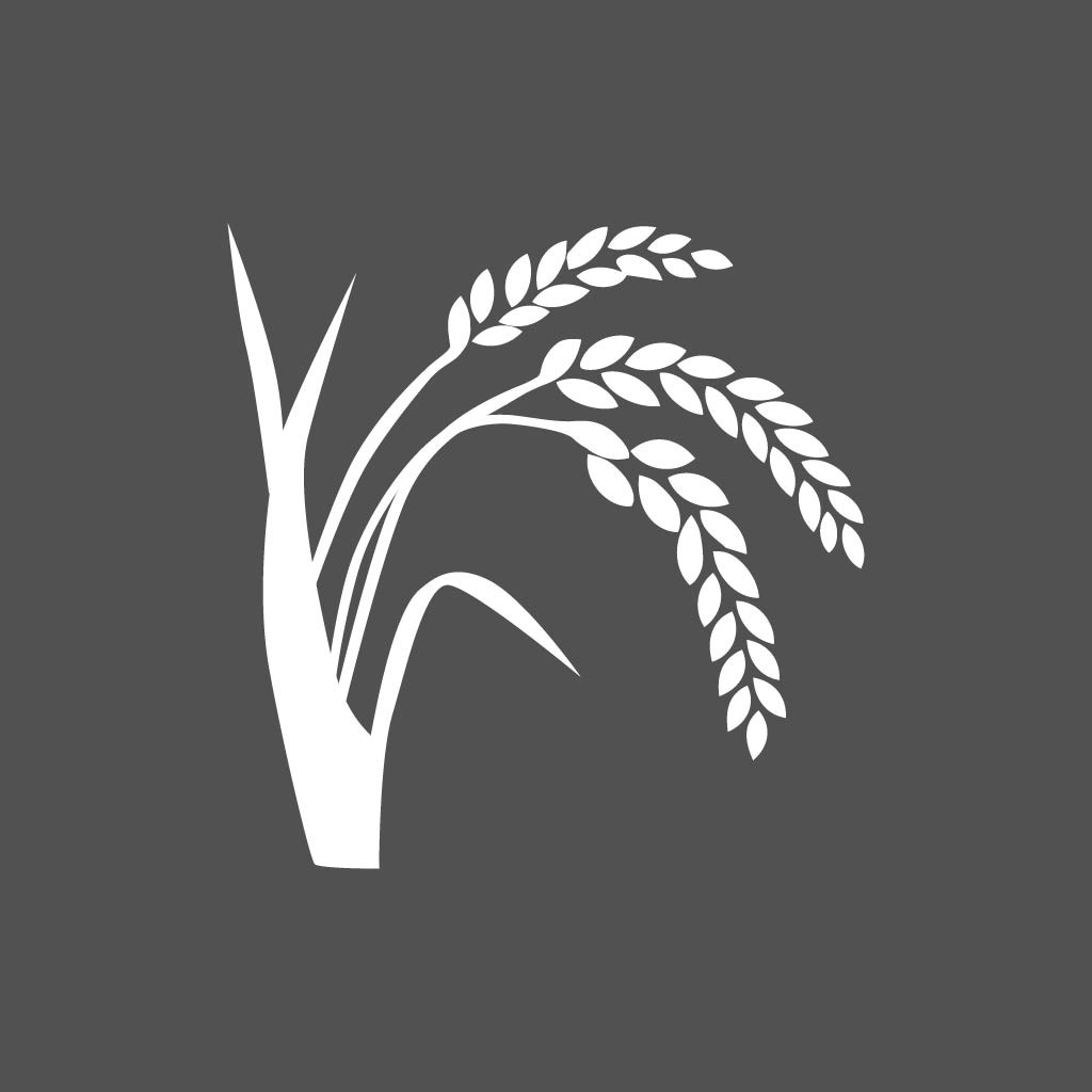 稻穗logo设计 - 简约自然风