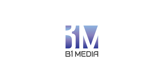 B1 Media Logo设计：现代简约风格