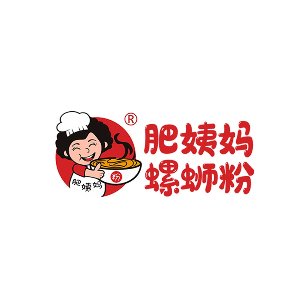 卡通厨师形象与美食logo设计