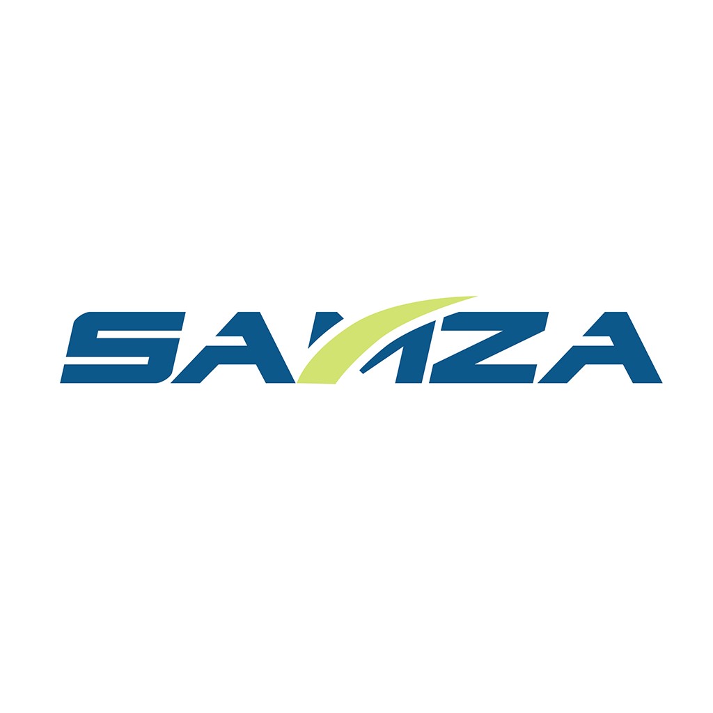 SAZA logo设计:现代简洁品牌标识