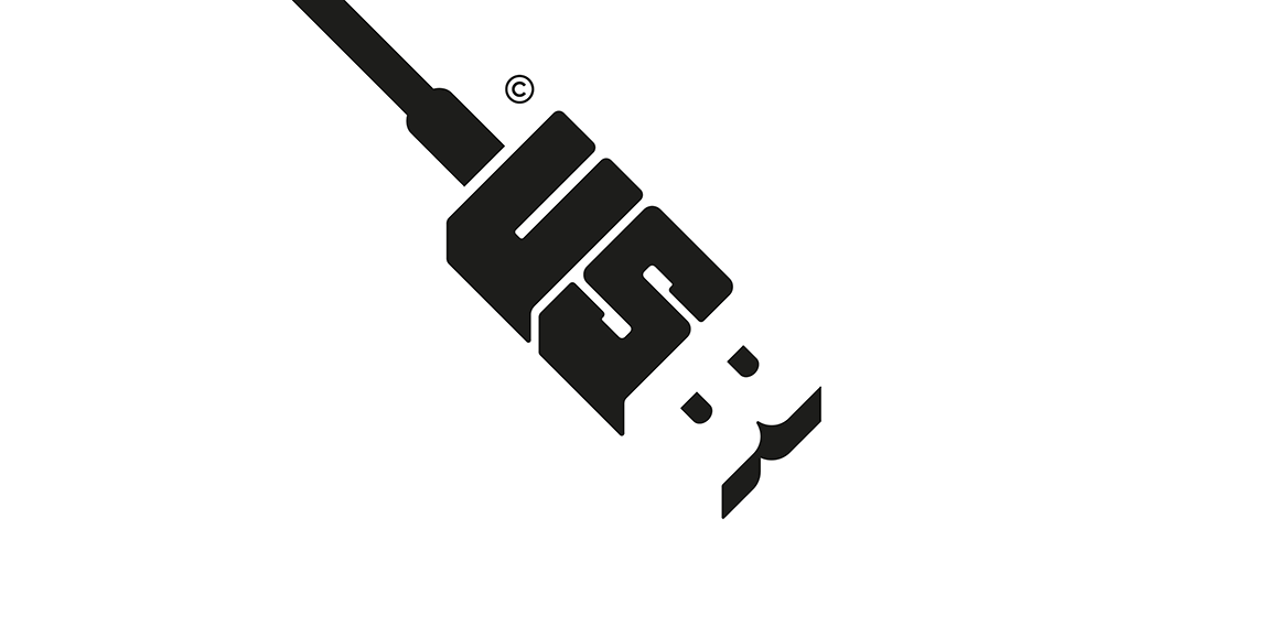 USB插头Logo设计:简洁现代风格