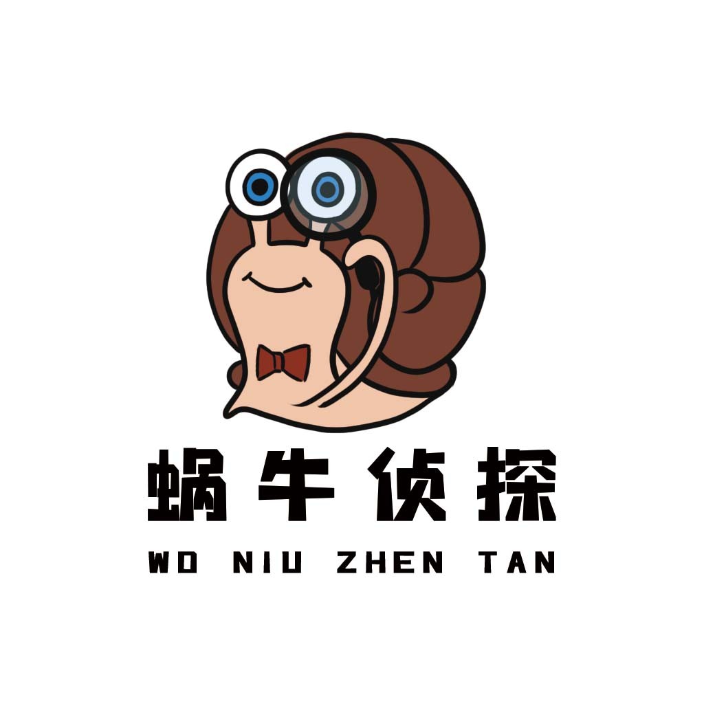 蜗牛侦探logo设计
