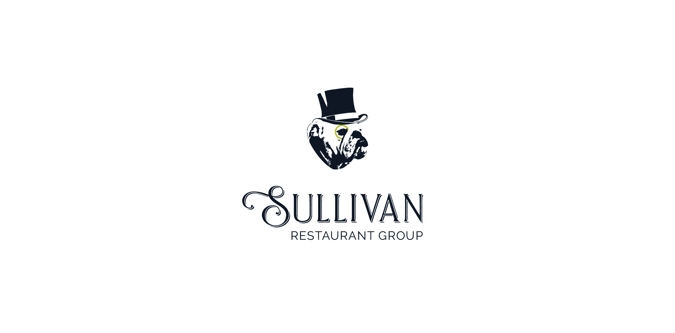 优雅复古风格的Sullivan餐厅集团logo设计