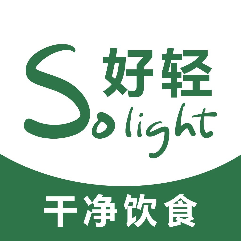 清新简约SoLight品牌logo设计