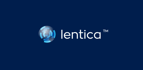 Lenticica logo设计:科技感与简洁性的完美结合