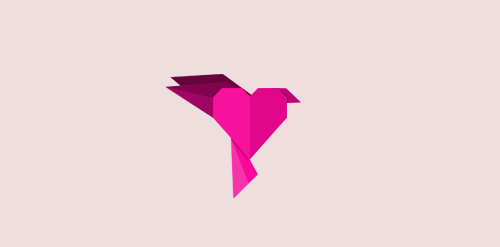 心形鸟logo设计:简约与情感的完美结合