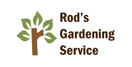 简约自然风格的Rod's Gardening Service Logo设计
