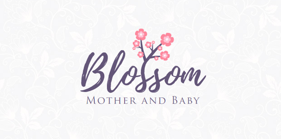 Blossom母子婴儿logo设计