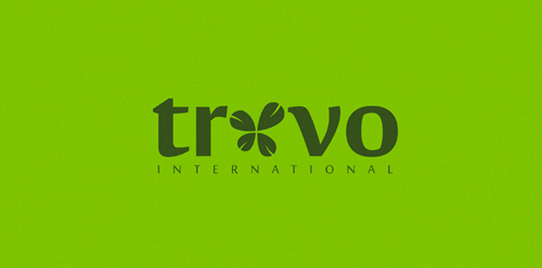 绿色环保logo设计:trovo国际品牌标识