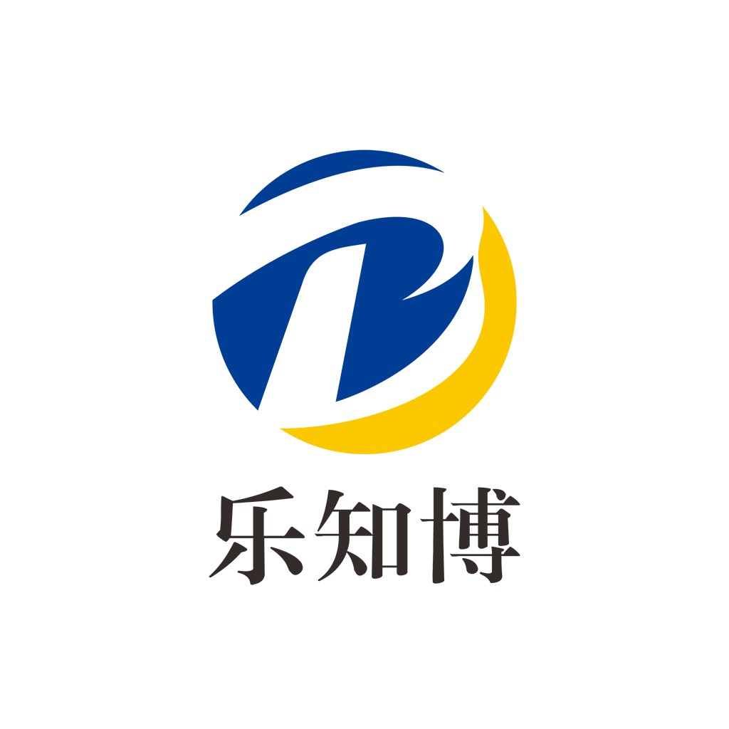 蓝色和黄色渐变的现代企业logo设计