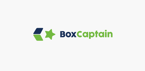 BoxCaptain logo设计:简洁现代的商务标识