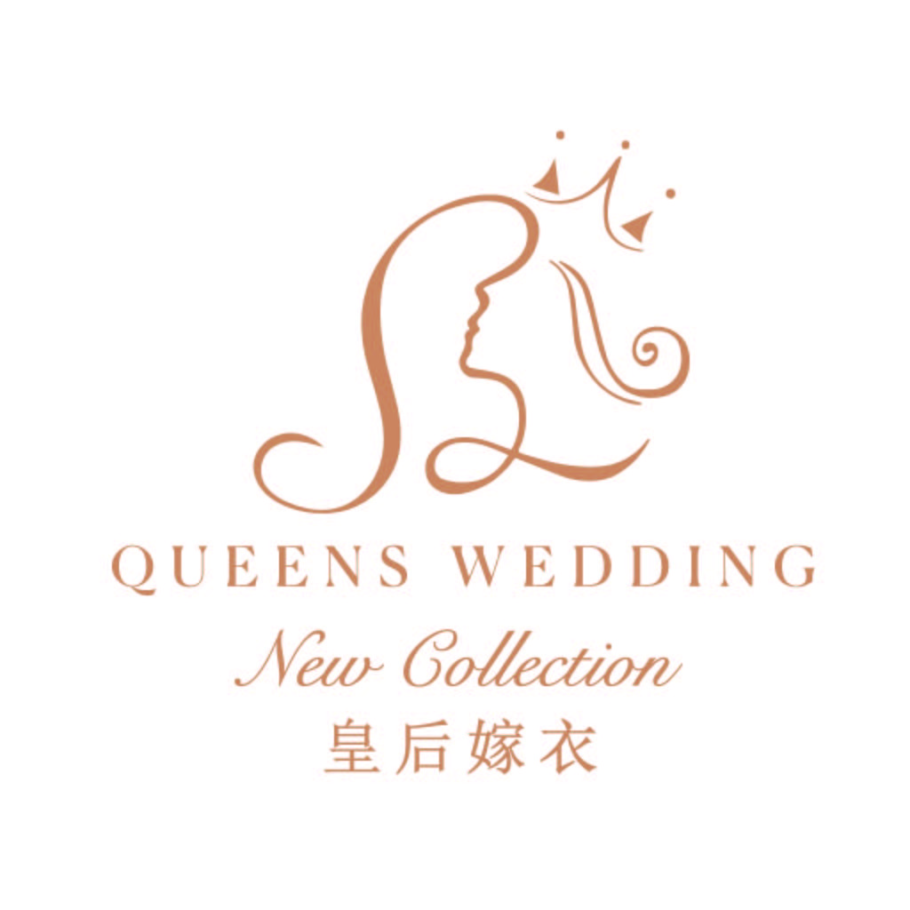 皇后婚礼婚纱设计logo