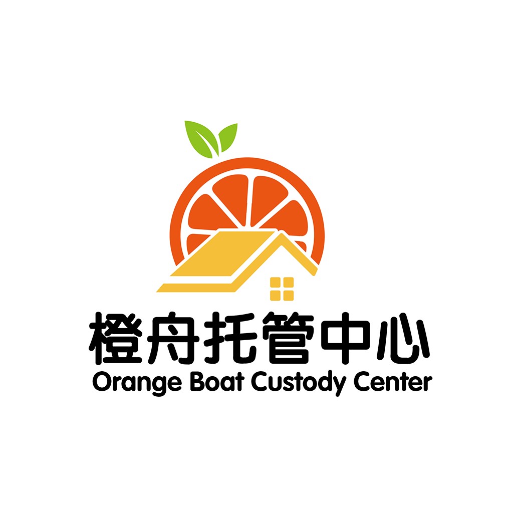 橙色房屋logo设计