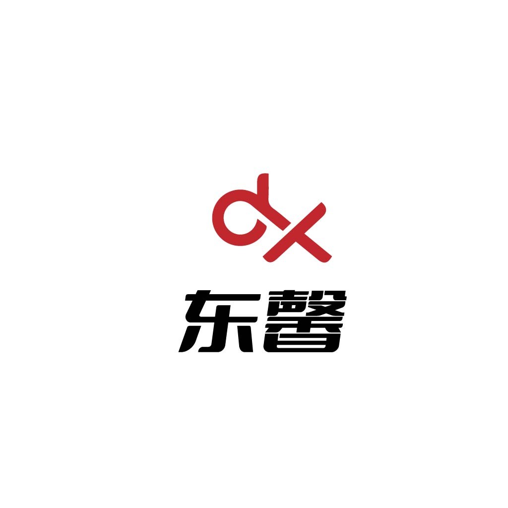 简约红色字母与汉字结合的logo设计