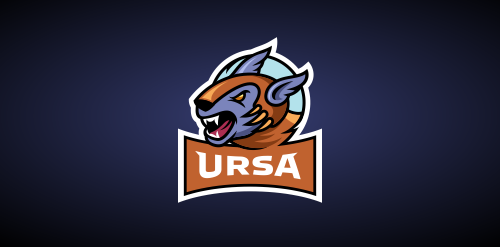 Ursa Logo设计：熊头标志创意
